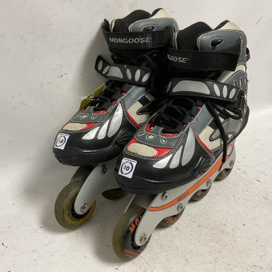 Used Mongoose INLINE SKATES Senior Rec Fitness Skates Black Senior 10 11855-S000192271
