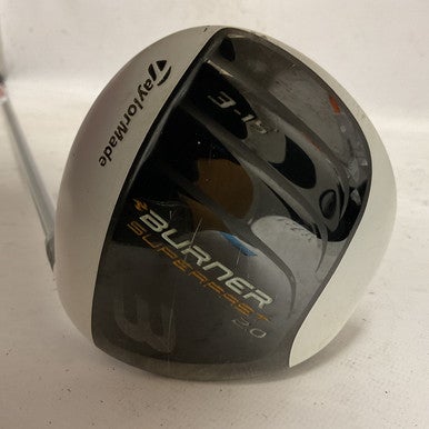 Used Taylormade BURNER SUPERFAST 2.0 Mens Fairway Wood RH 3 Wood 11855-S000192254