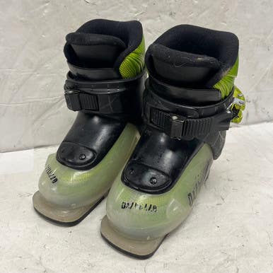 Used Dalbello MENACE 1 Boys DH Ski Boot Green 165 MP - Y09 11855-S000192248