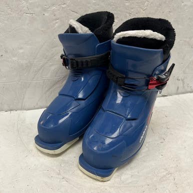 Used Alpina DUO D1 Boys DH Ski Boot Royal Blue 205 MP - J01 11855-S000192249