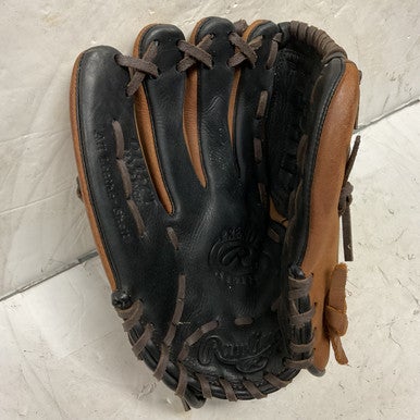 Used Rawlings Premium Series D115PT Baseball Glove LH Throw Brown And Black 11 1/2" 11855-S000192244