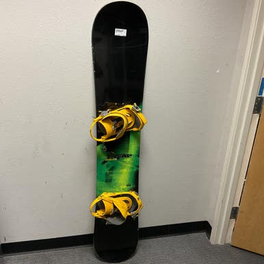 black and green ride snowboard Used Ride CONTROL 58 Mens Board/Bindings Black And Neon Green 158 cm  11855-S000192242 | SidelineSwap