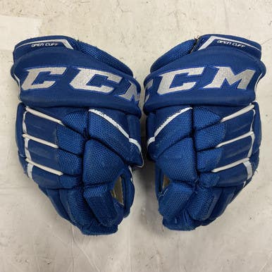 Used CCM JETSPEED FT390 Junior Gloves Royal Blue 11" 11855-S000192236