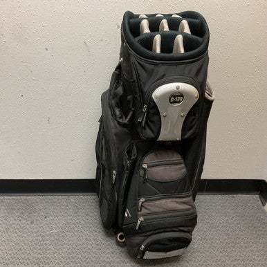 Used Sun Mtn C-130 Mens Cart Bag Black And Silver 11855-S000192221