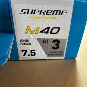 2025 Bauer Supreme M4 Hockey Skates Wide Width 7.5 (New)