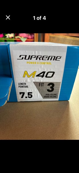 2025 Bauer Supreme M4 Hockey Skates Wide Width 7.5 (New)