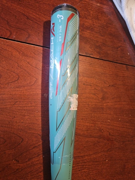 Rawlings Mach AI Alloy BBCOR Certified Bat (-3) 30 oz 33" (New)
