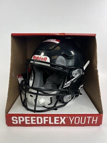 Riddell Speedflex Youth Football Helmet Black, Size Medium NEW 2024