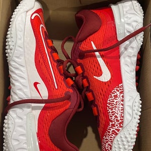 Red Women's Size M 5.0 (W 6.0) Nike Huarache Shoes (New)
