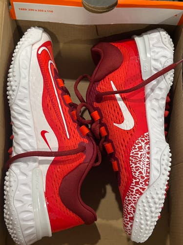 Red Women's Size M 5.0 (W 6.0) Nike Huarache Shoes (New)
