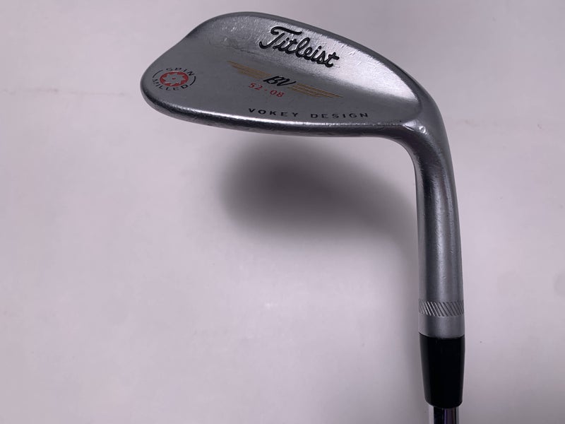 Titleist Vokey Spin Milled CC Chrome Gap Wedge GW 52* 8 Bounce Wedge RH