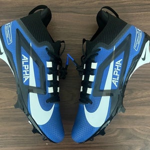 Nike Alpha Menace 4 Elite Football Cleats Hyper Royal FD7036-400 Men Sz 12