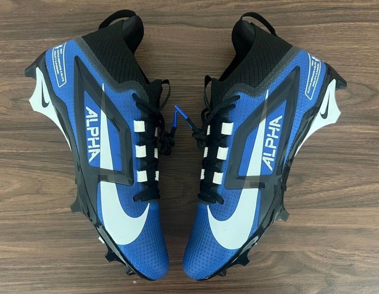 Nike Alpha Menace 4 Elite Football Cleats Hyper Royal FD7036-400 Men Sz 12