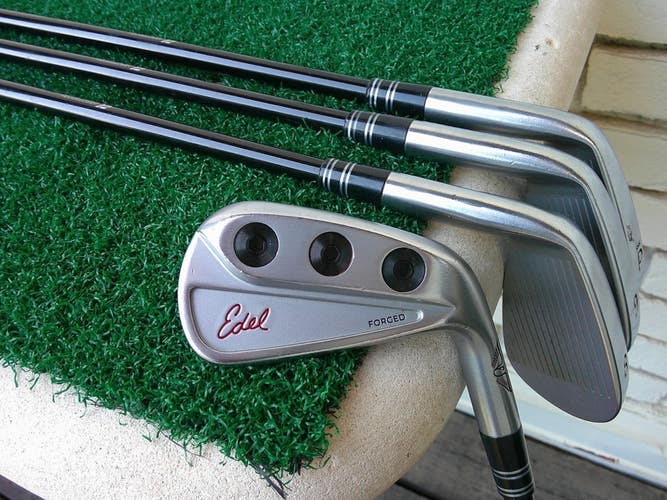 EDEL FORGED SMS (7i-PW) Iron Set w/ MMT 95g Stiff Shafts