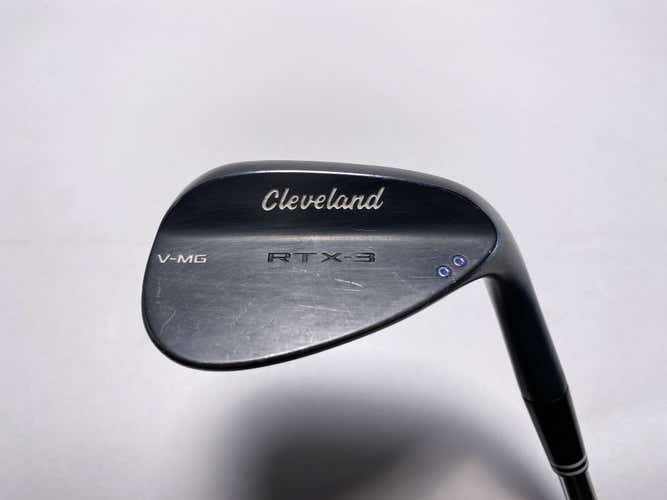 Cleveland RTX 3 Black Satin Sand Wedge SW 56* 11 DG Wedge Steel Mens RH