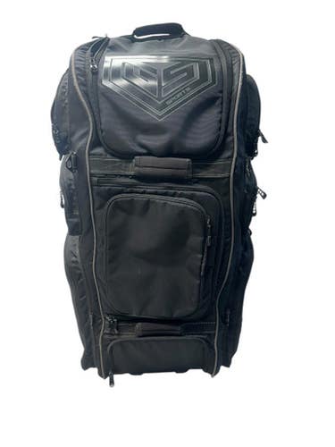 Used GS SPORTS WHEELED BAG BB/SB Player Wheeled Bag Black 11835-S000199063