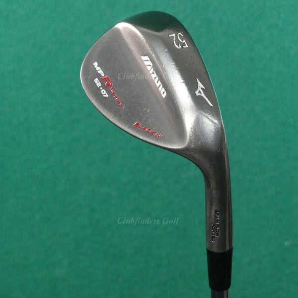Mizuno MP R Series Black Ni 52-07 52 AW Approach Wedge Dynamic Gold Steel Wedge