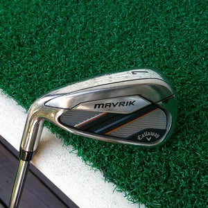 Callaway MAVRIK 7-Iron w/ True Temper ELEVATE Stiff Flex Shaft - LEFTY