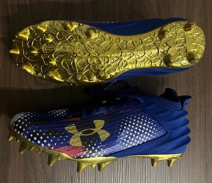 Under Armour Blur Smoke 2.0‎ MC Cleats Men 12 Blue Football 3027307-400 USA NEW Under Armour Blur Smoke 2.0 MC Football Cleats Blue Size 14  main image 3