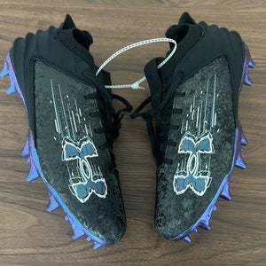 Under Armour Blur Smoke Suede 2.0 MC Football Cleats Men Sz 16 3027978-001 New