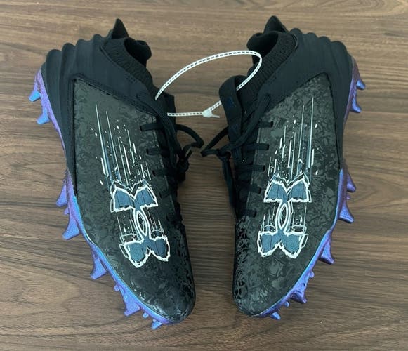 Under Armour Blur Smoke Suede 2.0 MC Football Cleats Men Sz 16 3027978-001 New