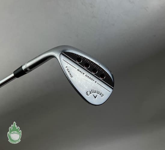 Used LH Callaway Mack Daddy 4 S Grind Wedge 56*-10 S200 Stiff Flex Golf Club