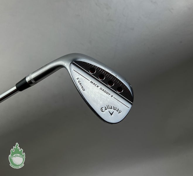 Used LH Callaway Mack Daddy 4 S Grind Wedge 56*-10 S200 Stiff Flex Golf Club