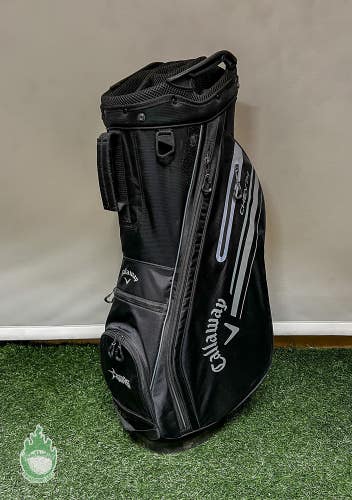 Used 2023 Callaway CHEV 14 Way Golf Cart Carry Bag Black