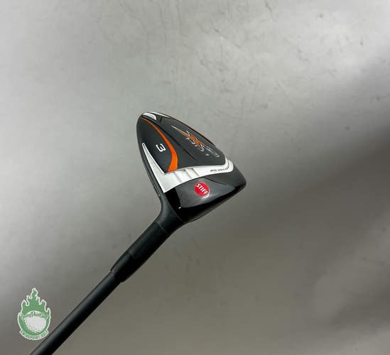 Used RH Callaway X2 Hot Fairway 3 Wood Tour Blue 60g Stiff Graphite Golf Club