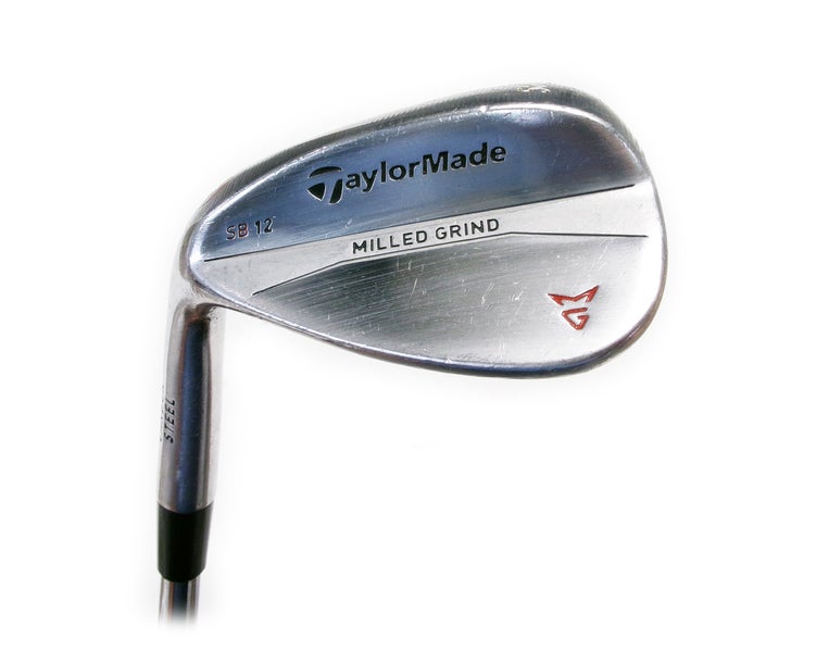 LH TaylorMade Milled Grind SB 56*/12* Sand Wedge True Temper DG Wedge Flex