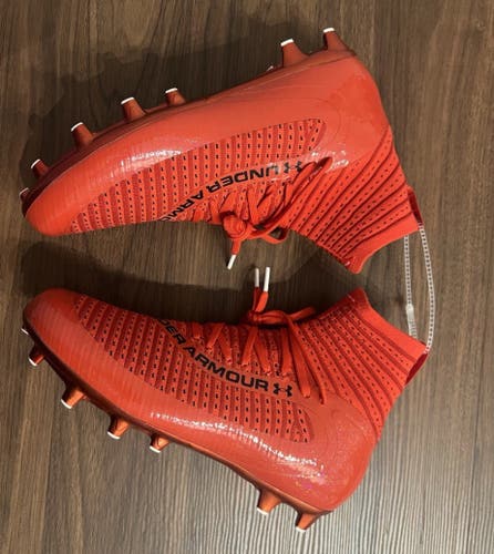 Under Armour Men's Highlight 2 MC Knit 'Red' Football Cleat 3027304-600 Size 8