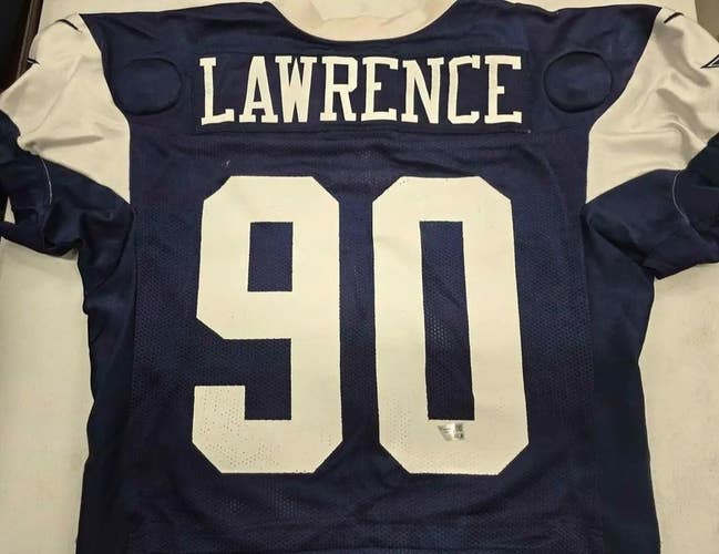 Cowboys DeMARCUS LAWRENCE 2024 Authentic Practice USED Football Jersey COA