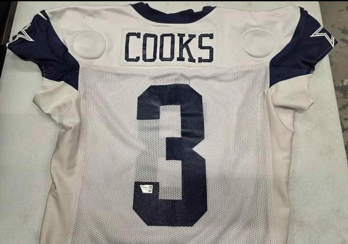 Cowboys BRANDIN COOKS 2024 Authentic Practice USED Football Jersey COA