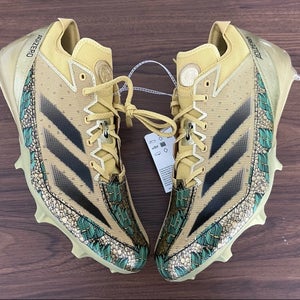 adidas Adizero Electric X Scrooge McDuck Gold Football Cleats IE6557 Size 14