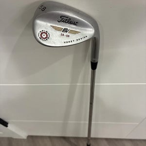 TITLEIST VOKEY SPIN MILLED RED SAW BV DESIGN 58* 08 BOUNCE MENS RH STEEL WEDGE