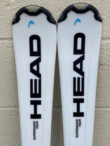 Used HEAD SuperShape Team 117 cm Skis | JRS 7.5 Bindings | Max DIN 7.5