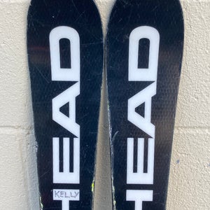 Used Kid's HEAD World Cup Rebels 130 cm Skis | JRS 7.5 CA Bindings | Max DIN 7.5