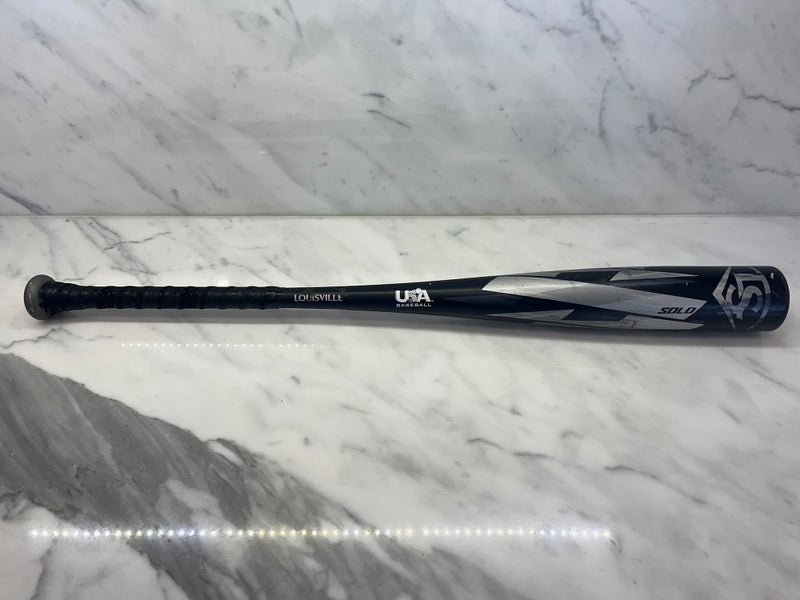 2022 Louisville Slugger Solo Alloy USABat Certified Bat (-11) 19 oz 30" (Used)