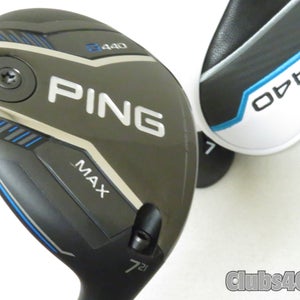 PING G440 MAX Fairway 21°  7 Wood Denali Red 60g 6.0 Stiff Flex +Cover  MINT