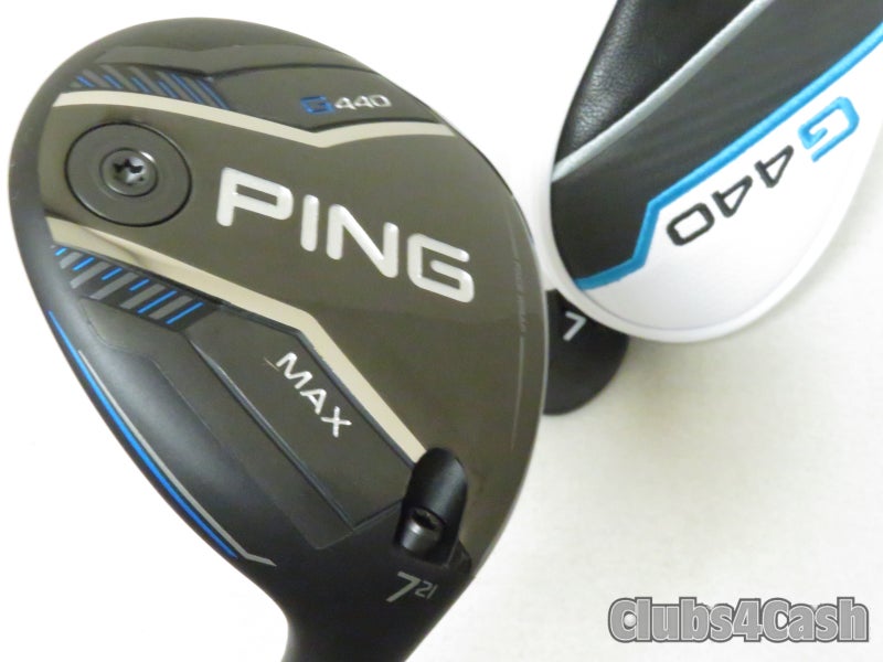 PING G440 MAX Fairway 21  7 Wood Denali Red 60g 6.0 Stiff Flex +Cover  MINT