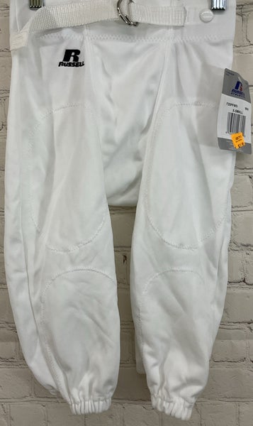 Extra Small Youth Football Pants Waist Lined Snaps Protection Padding Inserts