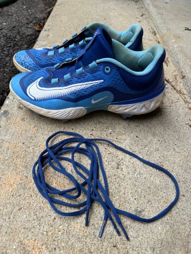 Hyper Royal Men's Size M 8.5 (W 9.5) Adult Nike Nike alpha huarache elite 4 Low Top Metal (Used)