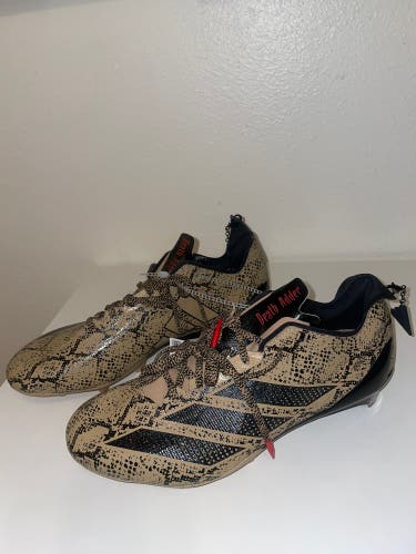 Adidas Adizero Electric 2 Death Adder Football Cleats Brown JR2512 Men's Size 12