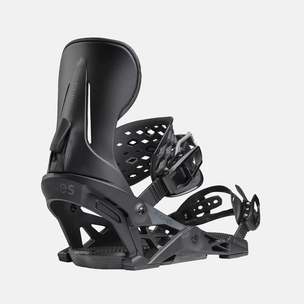 JONES 24/25 MERCURY SNOWBOARD BINDINGS, LG, BLACK, NEW