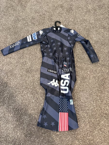 Brand New US Ski Team issued Downhill Suit XL