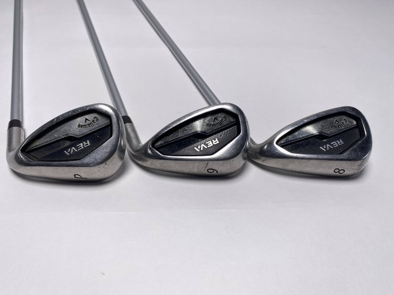 Callaway REVA Iron Set 8-PW Reva Ladies Graphite Womens RH Undersize Grips