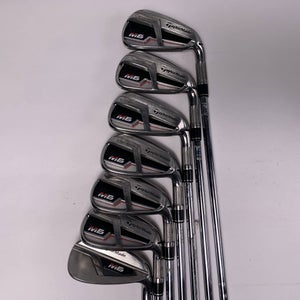 TaylorMade M6 Iron Set 5-PW+GW KBS Max 85g Stiff Steel Mens RH +1/2''