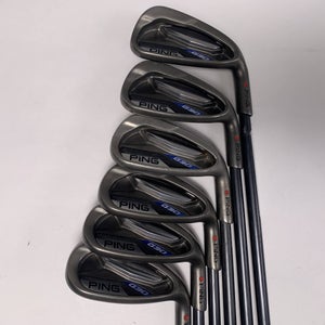 Ping G30 Iron Set 7-PW+GW+SW Red Dot 1* Flat TFC 419 Regular Graphite Mens RH