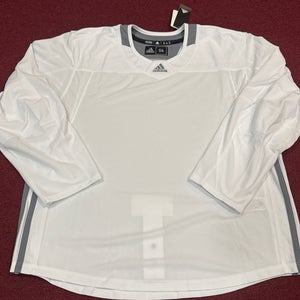White Size 56 Pro Stock Adidas Jersey (New) Item#NDW