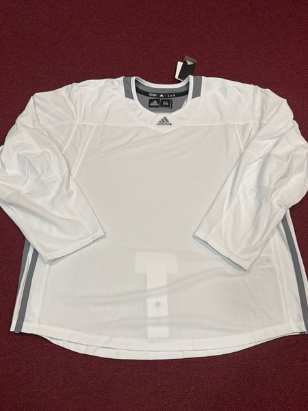 White Size 56 Pro Stock Adidas Jersey (New) Item#NDW